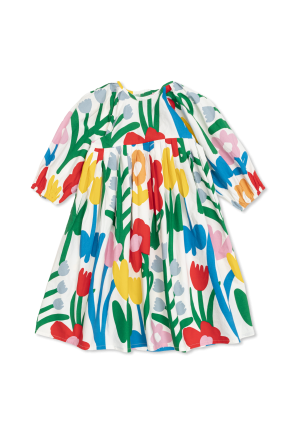 Floral motif dress